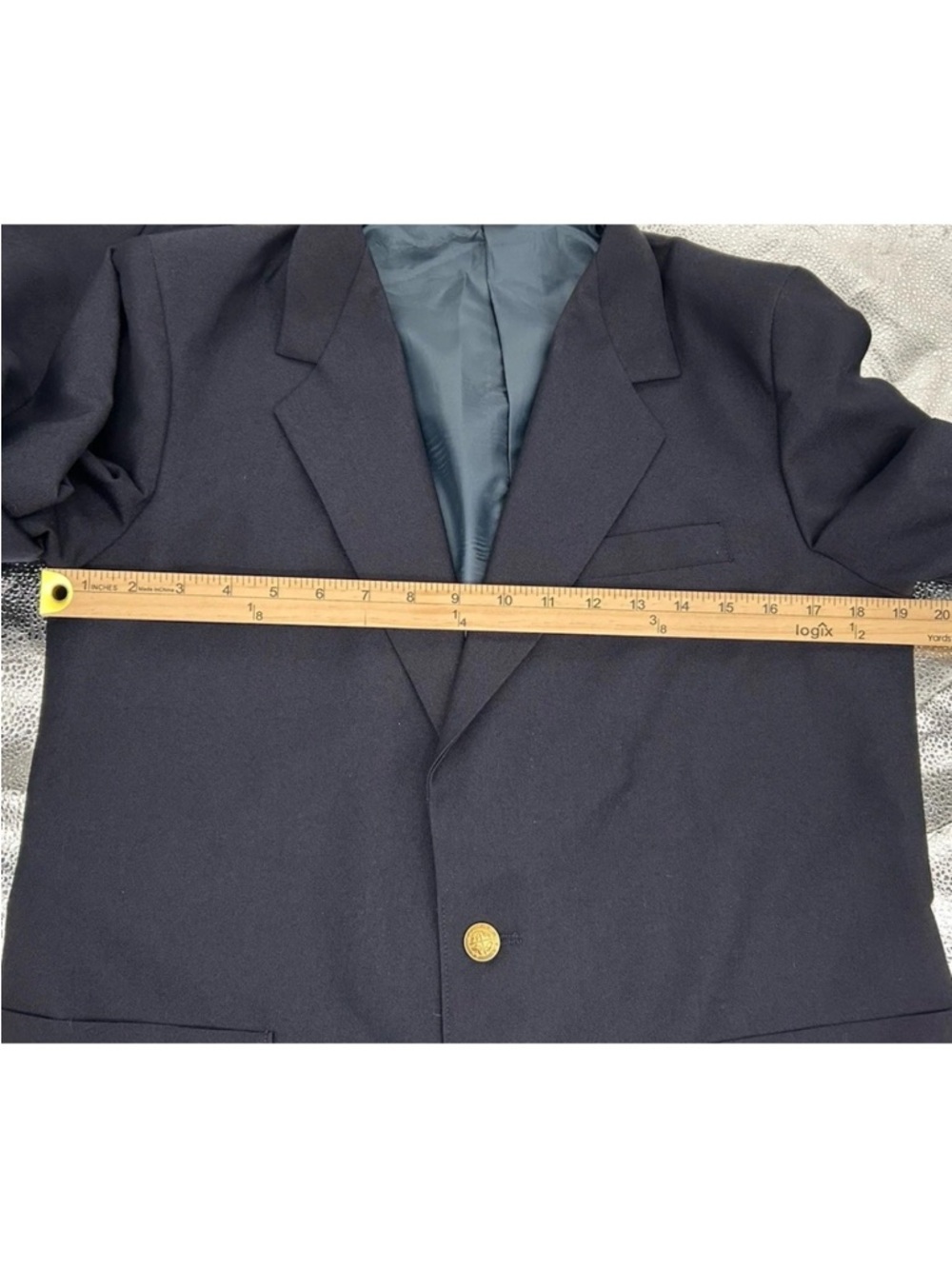 Class Club Boys Navy Blue Blazer with Gold Buttons - Picture 5 of 12